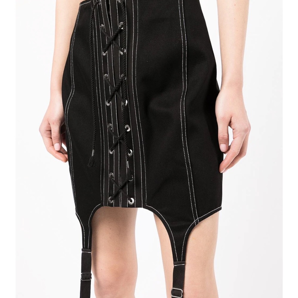 Brand new Dion Lee gérer corset skirt black